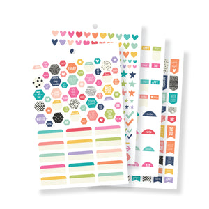 A5 Planner Basics Sticker Tablet