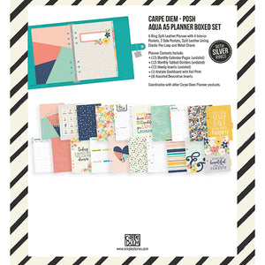 A5 Aqua Planner Boxed Set