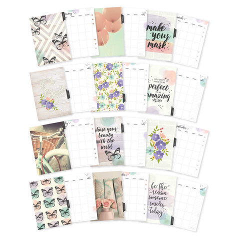 A5 Good Vibes Monthly Planner Inserts