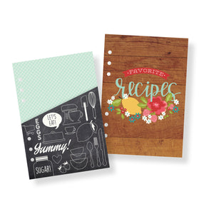 A5 Recipe Planner Inserts Set