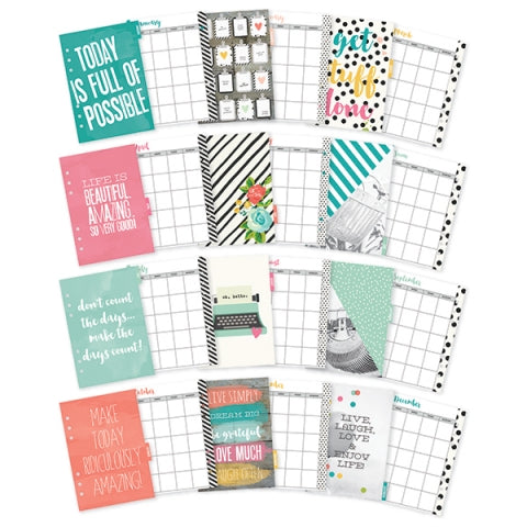 A5 Fitness Planner Inserts Set