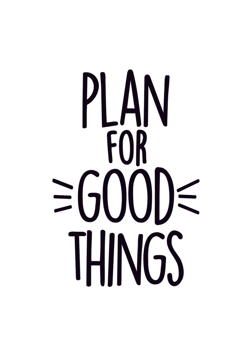 Large Planner Decal - Good Things