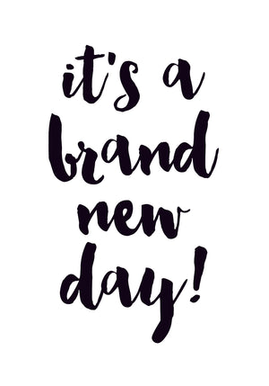 Large Planner Decal - Brand New Day