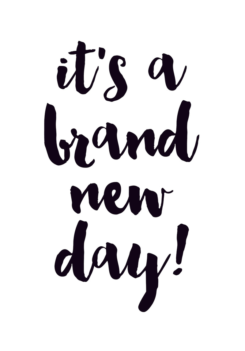 Large Planner Decal - Brand New Day