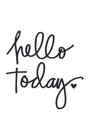 Small Planner Decal - Hello Today